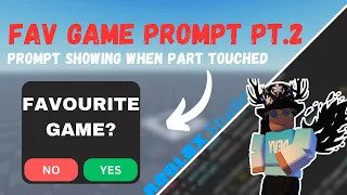 Touch-Activated Favorite Game Prompt